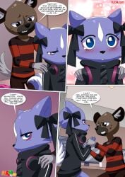 1boy 1girls a_prison_called_freedom_(comic) aggressive_retsuko aggretsuko anthro bbmbbf comic female fur34 furry haida haida_(aggretsuko) male male/female palcomix sanrio shikabane shikabane_(aggressive_retsuko) shikabane_(aggretsuko) tears