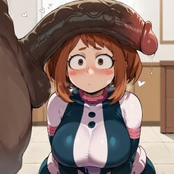 ai_generated boku_no_hero_academia curvy dark-skinned_male dark_skin interracial my_hero_academia ochako_uraraka pinkle_(smog) tagme uraraka_ochako voluptuous voluptuous_teen young_female young_woman