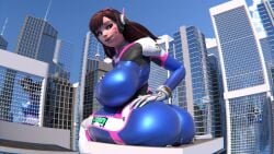 1girls 3boys 3d 3d_(artwork) anonymous_male asian asian_female ass ass big_ass big_breasts big_breasts big_butt blizzard_entertainment bootygts bootylicious breasts breasts brown_hair brown_hair brown_hair_female brunette_hair building buildings city clothed clothed_female d.va hana_song light-skinned_female light_skin overwatch overwatch_2 video_game_character