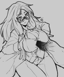 1girls breasts celtor_(deepwoken) cleavage clothed clothed_paizuri deepwoken disembodied_penis duke_ishamon_erisia_(deepwoken) paizuri paizuri_under_clothes roblox roblox_game robloxian rule_63 shigezie sketch source_request tagme thighs