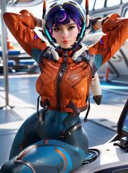 juno (overwatch) from overwatch by overslimy
