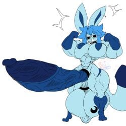 big_balls big_penis eeveelution futanari glaceon huge_balls huge_cock huge_penis hyper_muscles hyper_penis intersex large_penis lattemon lattemon_(character) penis pokemon pokemon_(species) testicles_clench thick_thighs veiny_penis wide_hips