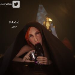 1boy 2girls 3d big_cock big_penis black_hair cock currysfm dark-skinned_male dark_skin dragon_age ginger ginger_hair grey_warden interracial leliana leliana_(dragon_age) light-skinned_female light_skin male male_pov morrigan_(dragon_age) orange_hair penis pov