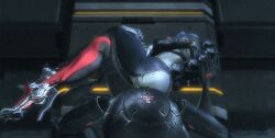 1girls 3d animated big_ass bodysuit female_focus female_only french game game_cg gif high_heels huge_breasts huge_butt legs_crossed legs_up loop metal_gear_rising mistral_(metal_gear_rising) no_sex perfect_body pink_hair sitting solo solo_female thick thighhighs video_game_character