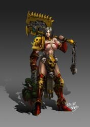 1girls adeptus_astartes astra_militarum chaos_space_marine female female_space_marine imperial_guard kenoowang kharn_the_betrayer post-human rule_63 space_marine warhammer_(franchise) warhammer_40k world_eaters