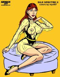 1girls 2009 colored dc_comics female karmagik laurie_juspeczyk mjv007 silk_spectre solo watchmen wwoec