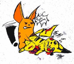 crossover drawn_together gay guro ling-ling male male_only male_ryona nintendo pikachu pokemon what