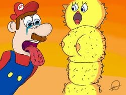 artist_request mario mario_(series) nintendo pain pokey_(mario) smooth_skin tagme