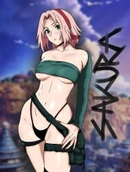 sakura haruno from naruto by wastedvoid