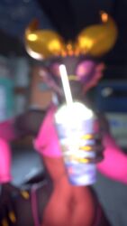 1boy 3d animated anthro balls_expansion belly belly_button bent_over big_ass big_balls bikini bikini_top bottom_heavy cum ejaculation elias_(roroboros) fast_strokes femboy feminine_body feminine_male glowing glowing_balls glowing_cum grimace_birthday_shake grimace_shake high_heels huge_balls joke kobold male male_only masturbation mcdonald's meme navel orgasm outside pent_up scalie slender_waist slim_waist small_waist snatched_waist solo sound sound_effects stomach tagme thick_cum thick_thighs tradelt video wide_hips