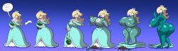 1girls ass ass_expansion breast_expansion breast_growth breast_growth_(enlargement) breasts corruption female green_skin huge_ass huge_breasts identity_death lip_expansion looking_pleasured mario_(series) mind_control nintendo nipples piranha_plant plant_transformation plantie princess_rosalina prinnydood species_transformation thick_thighs thigh_expansion topless transformation transformation_sequence white_nipples wide_hips