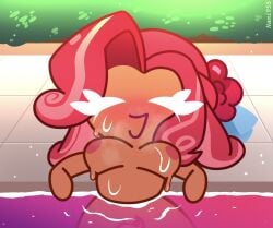 1girls 2026 2d 2d_(artwork) areola areolae artist_name bath bathing breasts bush bushes closed_eyes content content_smile cookie_run cookie_run_kingdom detailed_background eyelashes eyes female female_only hair_ornament legs_apart long_hair medium_breasts naked naked_female nami955 no_nipples nude nude_female outdoor outdoor_bathing outdoor_nudity outside outside_nudity pussy pussy_peek raspberry_cookie red_hair relaxed relaxed_expression relaxing ripple ripples solo solo_female spread_legs spreading steam steamy stone_floor sweat sweatdrop sweating sweating_female sweaty sweaty_body sweaty_breasts water water_ripple water_ripples wet wet_body