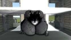 asking_for_it davecheeswzr furry garry's_mod gm_construct gm_construct_(garry's_mod_map) hyper hyper_breasts hyper_butt hyper_genitalia hyper_thighs karelia_(acerattman) on_bed piercing sfm