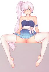 weiss schnee from rwby by bluefield