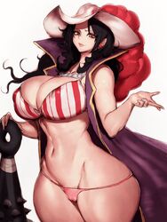 alvida big_breasts breasts cleavage female female_only fumio_(rsqkr) large_breasts looking_at_viewer one_piece panties solo thick_thighs wide_hips