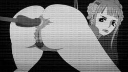anal anal_hair anal_penetration anal_sex animated ass ass_focus big_ass bigass black_and_white bootylicious bottomless etcaos female female_only hairy_anus hairy_pussy kouzuki_hiyori kozuki_hiyori one_piece pubic_hair sex