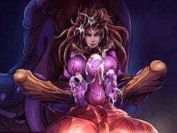 alien alien_girl animated barefoot blizzard_entertainment cum cum_everywhere cum_on_body cum_on_breasts cum_on_face cum_on_feet cum_on_penis dreadlocks fan_game female female_on_feral gif hydralisk looping_animation male/female nude nude_female purple_skin queen_of_blades sarah_kerrigan shadow_portal slutcraft starcraft starcraft_2 toenails xenophilia yellow_eyes zerg zoophilia