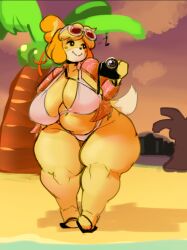 isabelle (animal crossing) fan art