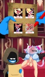 anon from hazbin hotel by xml xrossover (artist)