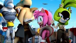 amy rose from idw comics by rosie bloom