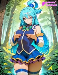 aqua (konosuba) from kono subarashii sekai ni shukufuku wo! by lushpeach
