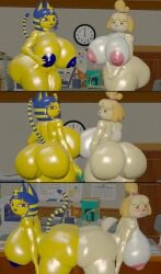 ankha from animal crossing by skulltronprime969
