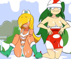 koopa koopa_girl mario_(series) minus8 nintendo piranha_plant piranha_plant_girl tagme yoshi's_island