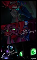 3d anal animatronic baby_(fnafsl) circus_baby circus_baby_(fnaf) comic comic_page fetish five_nights_at_freddy's five_nights_at_freddy's:_sister_location freckles girly green_eyes gynoid heart heart-shaped_pupils jollyferret kink male night particles penetration so87baby star straight summer_of_87_baby toy_bonnie_(fnaf)