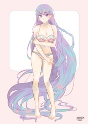 1girls alternate_breast_size bare_shoulders big_breasts bikini blush braid breasts cleavage corrin_(female)_(fire_emblem)_(cosplay) female fire_emblem fire_emblem:_the_binding_blade large_breasts light_blush long_hair manakete meisaki midriff nintendo purple_eyes purple_hair shell_bikini solo solo_female solo_focus sophia_(fire_emblem) swimsuit very_long_hair