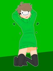 dreamwastaken drool green_background littlensfwbunny male_only minecraft_youtubers oversized_sweater