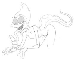 2020 amphibia amphibian anthro anthro_focus disney duo female genitals long_tongue male mhasses mhdrawin monochrome newt open_mouth oral penis pubes salamander_(amphibian) sex sketch smooth_skin straight teeth tongue tongue_out tonguejob yunan