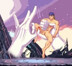 acecream bara bondage cbt cock_and_ball_torture crazy_hand final_destination fire_emblem fire_emblem:_path_of_radiance fire_emblem:_radiant_dawn ike_(fire_emblem) male male_only master_hand penis super_smash_bros.