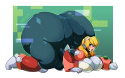 1girls alia android ass ass_expansion big_ass big_breasts big_butt blonde_hair blue_eyes blush blushing bodysuit bottom_heavy breasts butt butt_expansion capcom dat_ass embarrassed expansion female female_only full_body fully_clothed growth hips huge_ass huge_breasts huge_butt hyper hyper_ass large_ass large_breasts large_butt mega_man mega_man_x pantylines robot_girl solo solo_female spiralingstaircase thick thick_ass thick_thighs thighs voluptuous wide_hips