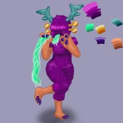 female long_tongue my_singing_monsters rare_thwok saliva tagme_(artist) thwok