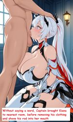 1boy 1boy1girl 1female 1girl 1girl1boy 1girls 1male1female 1woman ahoge ai_generated armor armored_dress armored_female bare_shoulders big_boobs big_breasts big_tits black_crown blowjob blushing blushing_female bodysuit boobs boobs_bigger_than_head breastplate breasts breasts_bigger_than_head busty busty_female cape captain_(honkai_impact) cleavage cleavage_cutout cleavage_dress cleavage_window clothing_cutout crown curvaceous curvaceous_body curvaceous_female curvaceous_figure curvaceous_hips curvaceous_thighs curvy curvy_body curvy_female curvy_figure curvy_hips earrings english english_dialogue english_text exposed_thighs eyes faulds fellatio female female/male female_focus female_knight femme_fatale gauntlets giant_breasts hair_between_eyes hair_ornament high_ponytail hips honkai_(series) honkai_impact_3rd hourglass_figure hourglass_figured_female hoyoverse huge_breasts huge_cleavage image kiana_kaslana kiana_kaslana_(herrscher_of_flamescion) kneeling kneeling_female kneeling_oral_position knight_armor large_boobs large_breasts large_tits lights lips long_hair long_white_hair male male/female mature_body mature_female mature_woman mihoyo minidress naked_male naked_male_with_clothed_female oral oral_sex orange_earrings plump_boobs plump_breasts plump_hips plump_thighs plump_tits ponytail red_text sexy sexy_dress sexy_female side_view side_view_fellatio solo_female speech speech_bubble submissive_female tabard text text_box thighhighs thighs tits tits_bigger_than_head voluptuous voluptuous_female voluptuous_woman white_hair white_hair_female white_minidress white_tabard wide_hips