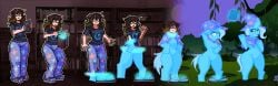 antropomorph human_to_anthro magic pony sequence tagme transformation transformation_sequence ykujo