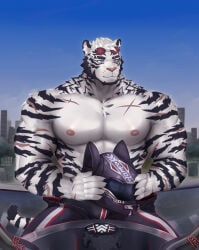 male_male male_only muscles muscular muscular_legs muscular_male muscular_thighs tail underwear underwear_only yaoi