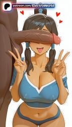 1girl 1girls 2026 ai_generated artist_name avatar_legends big_breasts big_chest big_tits boobs breasts bust busty chest cleavage clothed_female_nude_male cock covered_nipples dark-skinned_female dark_skin dick double_v electroworld heart hetero hi_res high_quality high_resolution highres interracial korra large_breasts motion_lines patreon patreon_username penis selfie stable_diffusion testicles the_legend_of_korra tits tongue tongue_out transparent_background trembling twitching twitching_penis v w watermark