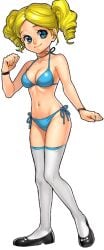 1girls ai_generated blonde_hair blue_eyes bubbles_(fusionfall) bubbles_(powerpuff_girls) cartoon_network female fusionfall powerpuff_girls solo solo_female