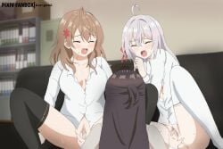2d 2d_(artwork) 2d_artwork 3girls ahoge alisa_mikhailovna_kujou alternate_version_at_source alternate_version_available anime anime_character asian asian_female asian_girl assertive_female bedroom_background bedroom_sex belly belly_button black_legwear black_stockings black_thigh_highs black_thighhighs blue-eyed_female blue_eyes blush_face blush_lines blushing blushing_at_another blushing_at_partner blushing_female blushing_lines breasts brown-eyed_female brown-haired_female brown_eyes brown_hair busty busty_female busty_girl busty_teen busty_teenager calves censored censored_genitalia censored_pussy censored_vagina cleavage closed_eyes clothes collarbone digital digital_art digital_drawing digital_drawing_(artwork) digital_media digital_media_(artwork) doga_kobo dominant_lesbian drawing e-cup_breasts european european_female european_girl exposed fanart female female/female female/female/female female_fingering_female female_focus female_on_female female_only female_protagonist female_with_female fff fff_threesome finger_in_pussy fingering fingering_another fingering_partner fingering_pussy fingering_vagina fingernails fingers flushed flushed_face fondling_pussy full_body groin hair_between_eyes half_naked half_nude half_updo high_school_student homosexual homosexual_female indoor indoor_background indoor_nudity indoor_sex indoors indoors_sex interior_background japanese japanese_female japanese_girl knees kurigami kurigamiin landscape large_breasts large_breasts_lesbian lean_figure legs legs_apart legs_spread legwear lesbian lesbian_domination lesbian_focus lesbian_only lesbian_pleasure lesbian_threesome lesbians lesbians_naked little_sister long_hair maria_mikhailovna_kujou midriff more_at_source mosaic_censoring multiple_females multiple_girls naked naked_female naked_woman narrow_waist navel nude nude_female nudity older_sister open_mouth parted_lips partially_undressed pussy pussy_rub room room_background rubbing_pussy russian russian_female russian_girl school_girl school_girls schoolgirl semi_nude shirt shoulders silver-haired_female silver_hair silver_hair_female sitting slender_body slender_waist slim_female slim_waist spread_legs spreading_legs spreading_thighs stockings submissive_lesbian suou_yuki teen_girl teenage_female teenage_girl teenage_girls teenage_tits teenager teenager_on_teenager thigh_highs thighhighs thighs tokidoki_bosotto_russian_de_dereru_tonari_no_alya-san tongue topwear touching_pussy trio trio_female vaginal_stimulation vulva_handjob white_clothes white_legwear white_shirt white_stockings white_thigh_highs white_thighhighs white_topwear young_female young_woman yuri yuri_threesome