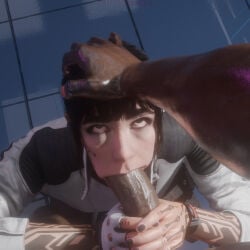 3d 3d_(artwork) 3d_model 3d_render big_black_cock black_ops blacked blender blender_(software) blowjob blowjob_face call_of_duty choking choking_on_cock choking_on_penis dark-skinned_male darkprimordials dick_sucking emma_kagan eyes_rolled_back eyes_rolled_up eyes_rolling_back interracial pale-skinned_female pov pov_blowjob tattooed_female treyarch white-skinned_female