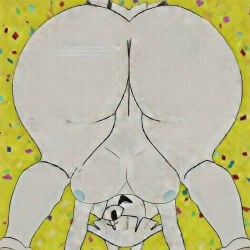 1girls ass big_ass breasts claire_(fundamental_paper_education) fundamental_paper_education pussy