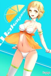 1girls 2d 2d_(artwork) 2d_artwork armpits background bare_armpits bare_arms bare_belly bare_chest bare_hands bare_hips bare_navel bare_shoulders bare_skin bare_thighs belly belly_button bikini bikini_bottom bikini_top blonde blonde-haired_female blonde_female blonde_hair blonde_hair_female blue_background braid braided_hair braids breasts busty busty_female busty_girl cleavage collar collarbone crown_braid curvy curvy_body curvy_female curvy_figure curvy_hips digital digital_art digital_drawing digital_drawing_(artwork) digital_media digital_media_(artwork) drawing exposed exposed_armpits exposed_arms exposed_belly exposed_chest exposed_hips exposed_navel exposed_shoulders exposed_skin exposed_thighs female female_focus female_only fit_female groin hair_ornament half_naked half_nude halterneck inguinal_crease inguinal_ligament koyaya large_breasts lean_figure legwear linea_alba looking_at_viewer midriff monotone_background naked naked_female naked_woman narrow_waist navel nipple_bulge nude nude_female nudity oc open_mouth open_mouth_smile original original_art original_artwork original_character parted_lips partially_undressed plain_background portrait semi_nude short_hair shoulders slender_body slender_waist slim_female slim_waist smile smiley_face smiling smiling_at_viewer solo standing stockings stomach string_bikini swimsuit swimwear thigh_gap thigh_highs thighhighs thighs tied_hair tongue upper_body upper_teeth white_bikini white_bikini_bottom white_bikini_top white_collar white_legwear white_stockings white_swimsuit white_swimwear white_thigh_highs white_thighhighs wide_hips yellow-eyed_female yellow-haired_female yellow_eyes yellow_hair