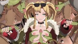 3d 4k angry animated blender defeated gangbang goblin granblue_fantasy_versus questionable_consent tagme video zeta_(granblue_fantasy)