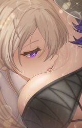 armpits breasts haxial licking lucilla_(wuthering_waves) lynae_(wuthering_waves) sweat tagme wuthering_waves yuri