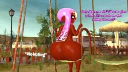 big_ass big_ass_(female) big_ass_cheeks big_booty big_booty_(female) big_booty_cheeks big_bubble_butt big_butt big_butt_(female) big_butt_cheeks big_buttcheeks big_buttocks bubble_ass bubble_ass_(female) bubble_booty bubble_booty_(female) bubble_butt bubble_butt_(female) fully_naked fully_naked_female fully_naked_girl fully_nude fully_nude_female fully_nude_girl kaibernation looking_at_viewer naked naked_female nude nude_female nudist oc offering_to_viewer original_character public public_nudity splatoon splatoon_oc swing talking_to_viewer