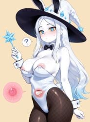 ai_generated cervix fertilization filled_with_cum filled_womb holding_cum icelyn mayihavesomeslops ovum pal_(species) palworld playboy_bunny spoken_impregnation uterus x-ray