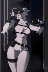 1girl 1girls anthro bird female female_only furry kaltespur no_bra