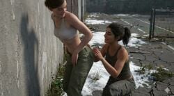 2girls 3d 3d_animation ai_generated ai_video ai_voice_acted ass ass_focus ass_grab ass_worship black_hair bra dina_(the_last_of_us) ellie_(the_last_of_us) ellie_williams face_in_ass freckles grok kissing_ass massive_ass middle_eastern_female mp4 naughty_dog panties realistic sony_interactive_entertainment sound tagme the_last_of_us the_last_of_us_2 thick_ass video white_panties yuri