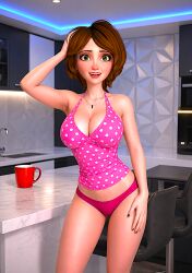 ai_generated aunt_cass big_breasts big_hero_6 no_bra panties thighs underwear